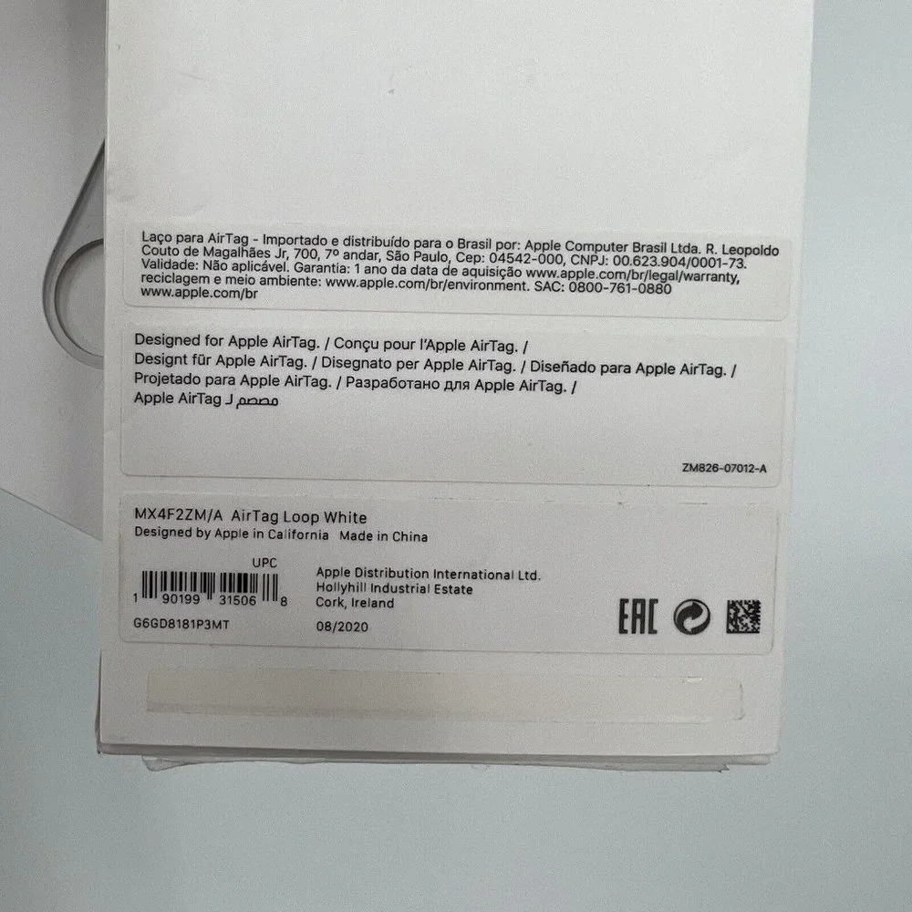 Apple AirTag Loop - White - Open Box